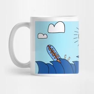 Worthylake Surfer Mug